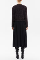 Plum Woven  midi dress  92164