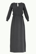 Smoked Window sleeve maxi dress 92265