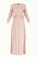 Salmon Window sleeve maxi dress 92265