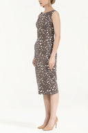 Mink Zipped Slim fit midi dress 92363