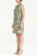 Khaki Bowtie mini dress  92366