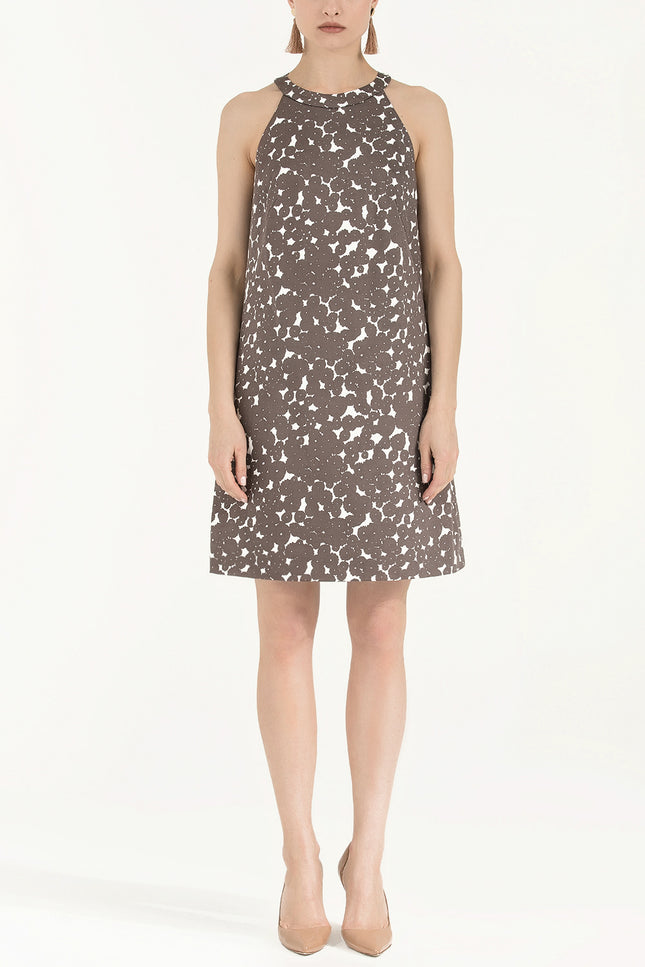 Mink Bowtie mini dress  92366