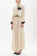 Mink Belted maxi dress 92433