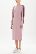 Salmon Slim fit midi dress 92442