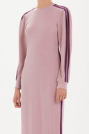 Salmon Slim fit midi dress 92442