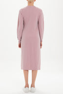 Salmon Slim fit midi dress 92442