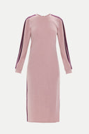 Salmon Slim fit midi dress 92442