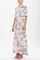 Camouflage Printed maxi dress 92464