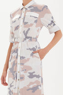 Camouflage Printed maxi dress 92464