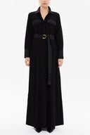 Black Waistband, pocket maxi dress 92588