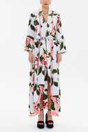 Gray Tassel maxi caftan 92727