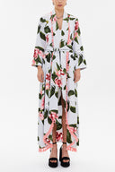 Gray Tassel maxi caftan 92727