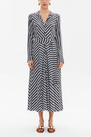 Black Crushed midi dress 92789