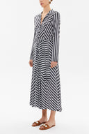 Black Crushed midi dress 92789