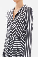 Black Crushed midi dress 92789