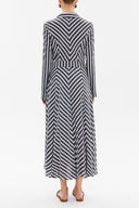 Black Crushed midi dress 92789