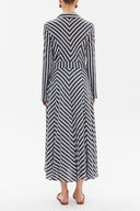 Black Crushed midi dress 92789