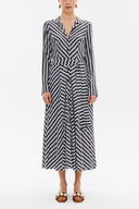 Black Crushed midi dress 92789
