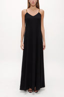 Black Crystal gems sleeveless maxi dress 92849
