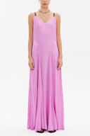 Lilac Crystal gems sleeveless maxi dress 92850