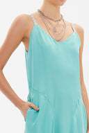 Mint Crystal gems sleeveless maxi dress 92850