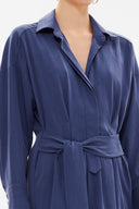 Indigo Slit detail maxi dress 92873