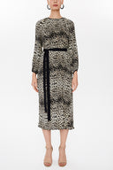 Pars Pleated midi dress 92914