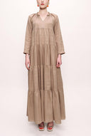 Mink Pleated long dress 92951