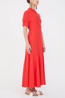 Red Elastic maxi dress 92975