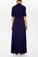 Indigo Elastic maxi dress 92975