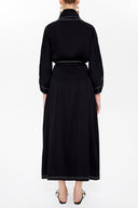 Black Tie maxi dress 92977