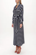 Navy Blue Pocket maxi dress 92979