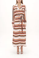 Beige Pocket maxi dress 92979