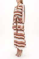 Beige Pocket maxi dress 92979