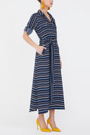 Striped Pocket maxi dress 92979
