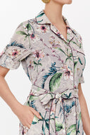 Lilac Gathering detail maxi dress 93018