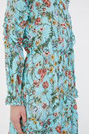 Mint Ruffled maxi dress 93021