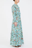 Mint Ruffled maxi dress 93021