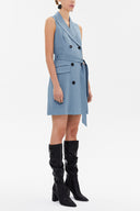 Blue Mini dress 93059