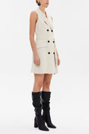 Beige Mini dress 93059