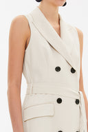 Beige Mini dress 93059