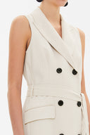 Beige Mini dress 93059