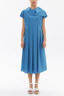 Blue Front Pleated dress 93161