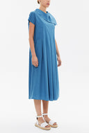 Blue Front Pleated dress 93161
