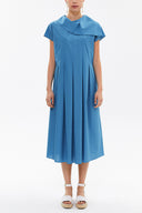 Blue Front Pleated dress 93161