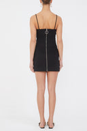 Black Strappy mini dress 93124