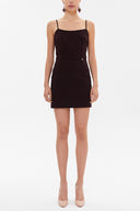 Mink Strappy mini dress 93124