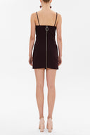 Mink Strappy mini dress 93124