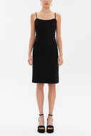 Black Strappy mini dress 93129