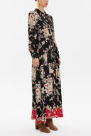 Black Pocket maxi dress 93234